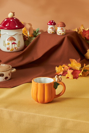 Cozy Bal Kabağı Sincap Kupa 320 ml Image 0