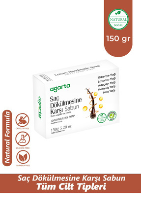Saç Dökülmesi Sabunu Doğal 150 gr Image 0