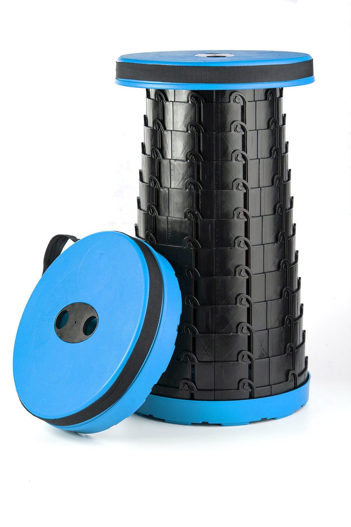 oturax Katlanır Taşınabilir Tabure 150kg  Taşıma Kapasitesi Mavi