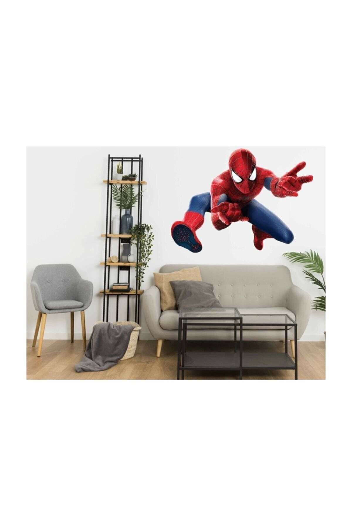 Kt Grup Marvel Spiderman 3d Çizim Çocuk Odası Duvar Sticker