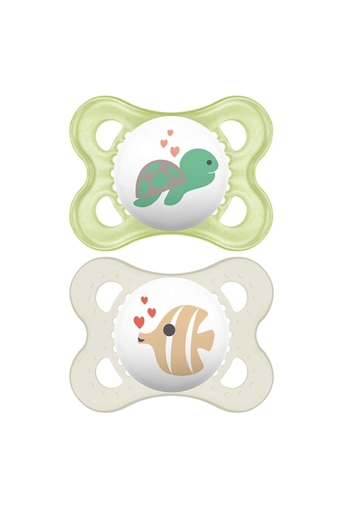 MAM Deep Sea Collection Emzik 2 Paket 1 Sterilizasyon Emzik Kutusu  Emzik 0-6 Ay Unisex