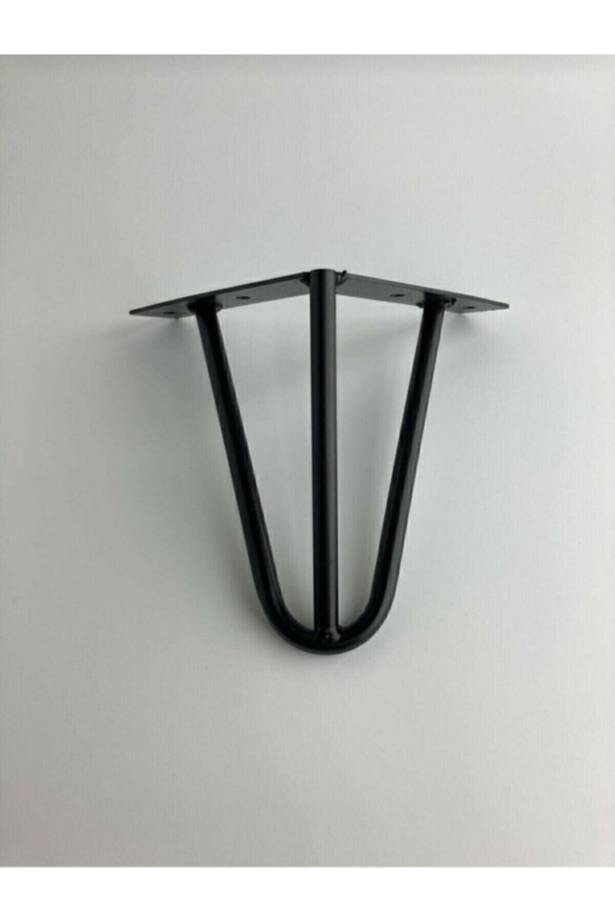 Özde design Lüx Metal Mat Siyah Mobilya Ayağı 18 Cm (1 ADET) Çok Amaçlı Ayak ,koltuk, Tv Ünitesi