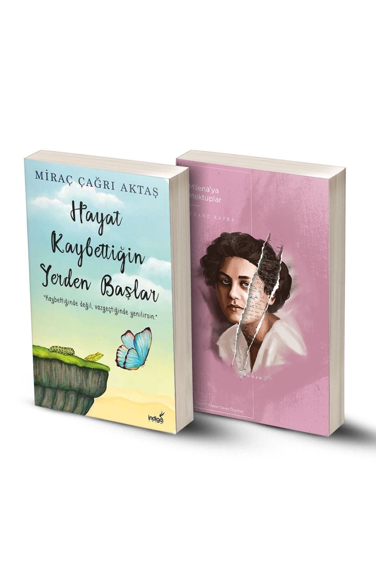 KOLEKTİF 2 Kitap / Hayat Kaybettiğin Yerden Başlar - Milena'ya Mektuplar