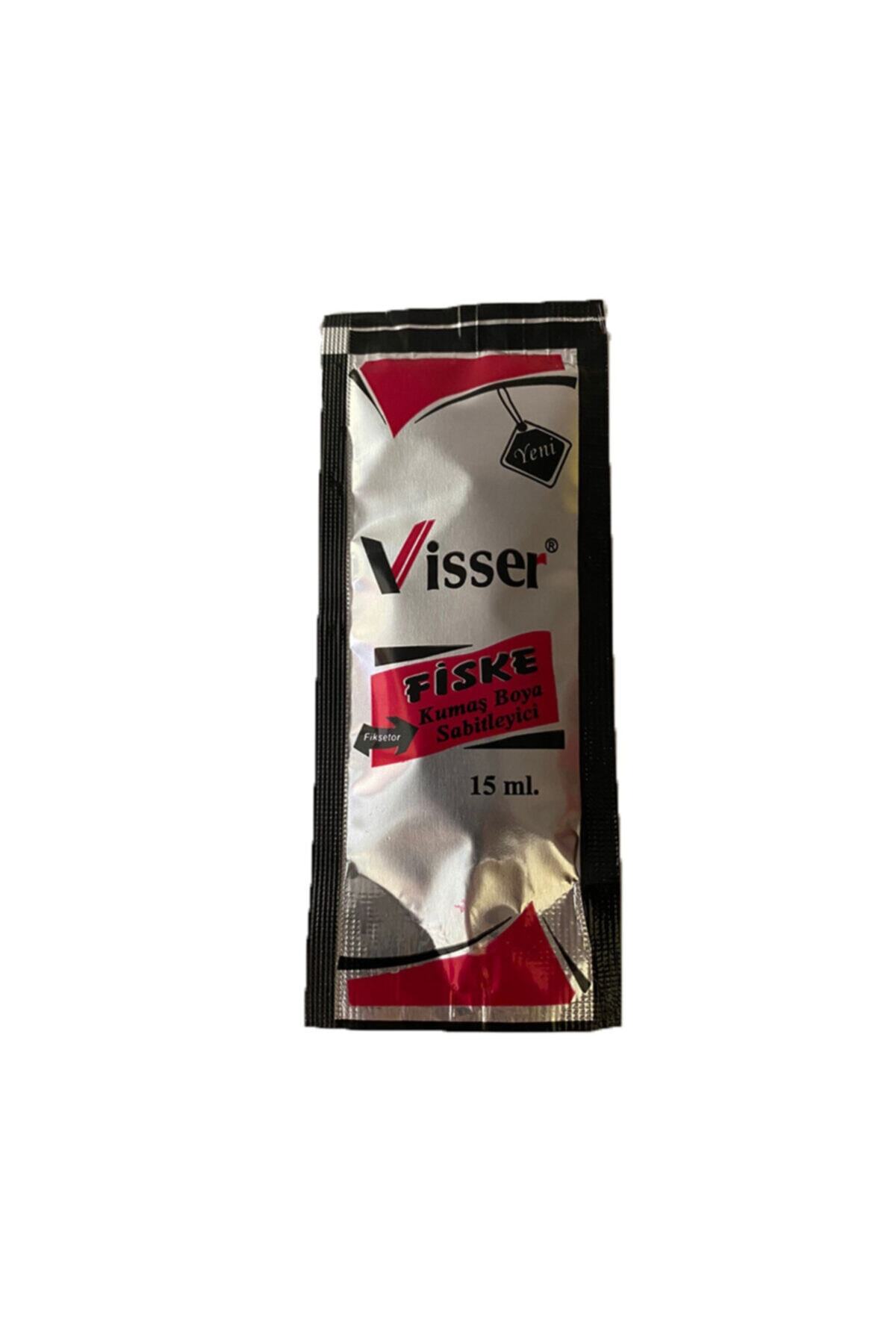 Göktürk Ticaret Visser Fiske Sabitleyici Kumaş 15ml Kot Pantolon Gömlek T-shirt Boyama