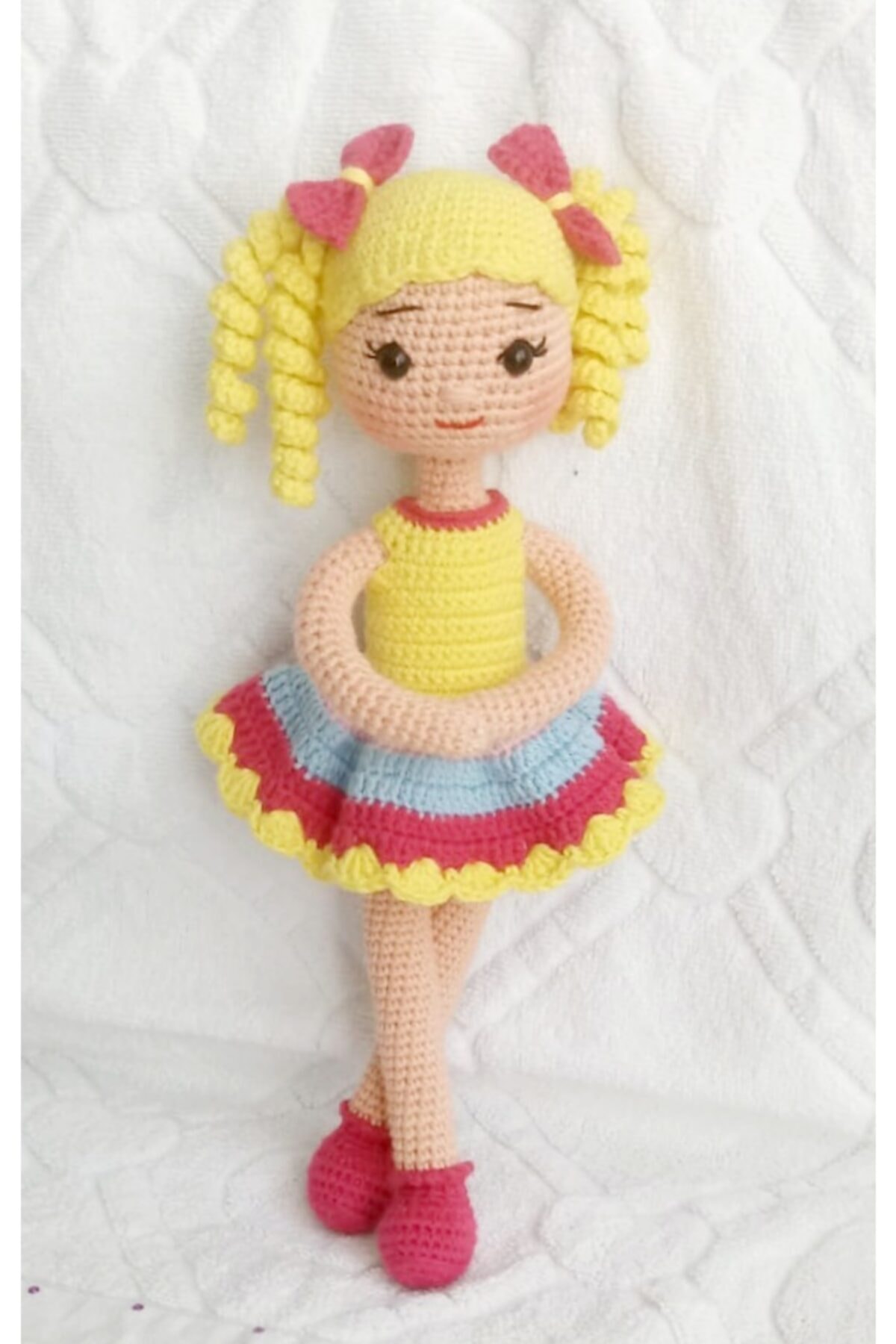 TOYSCİTY Sarı Şeker Kız Organik Oyuncak