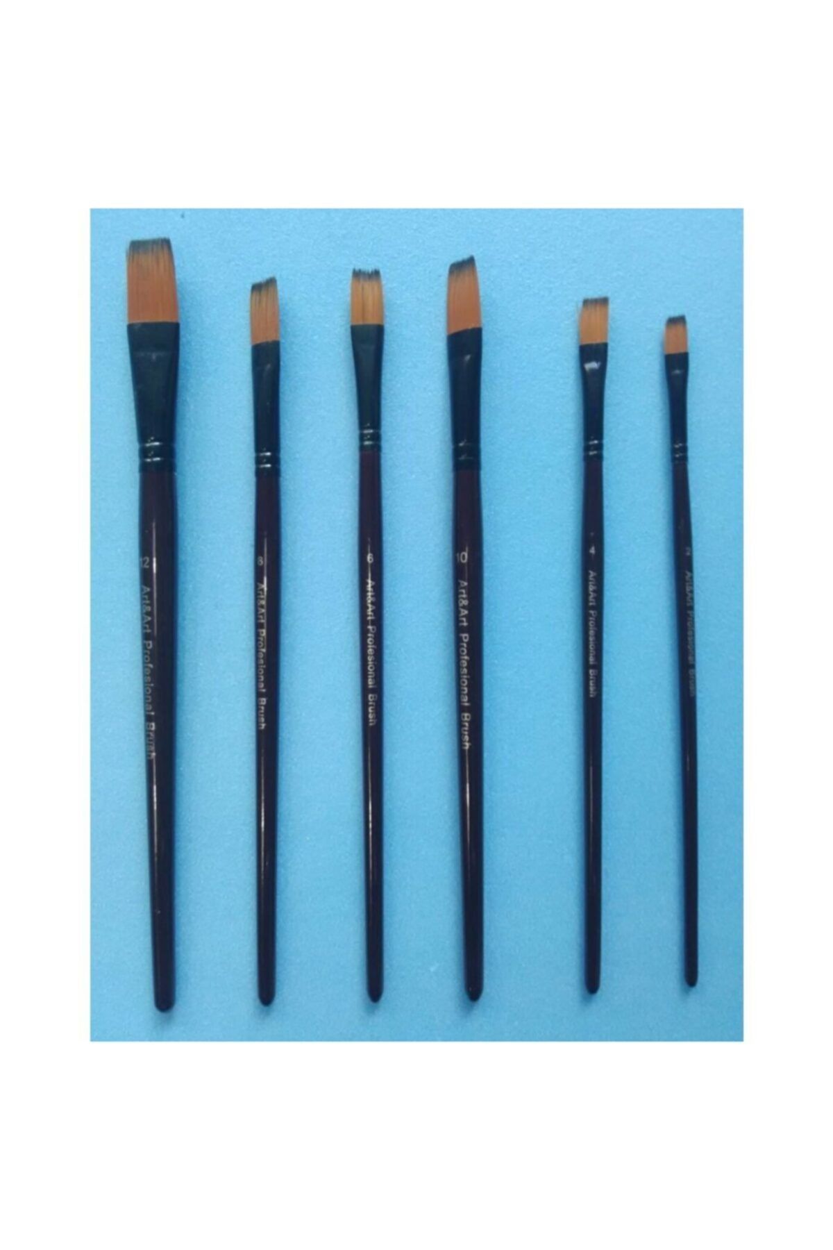 Filo Yapı Art&art Akrilik Ve Yağlı Boya Fırçası 6'lı Set