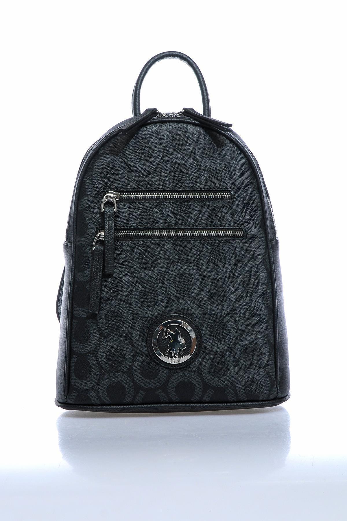 U.S. Polo Assn. Us21555 Sıyah-sıyah Kadın Sırt Çantası