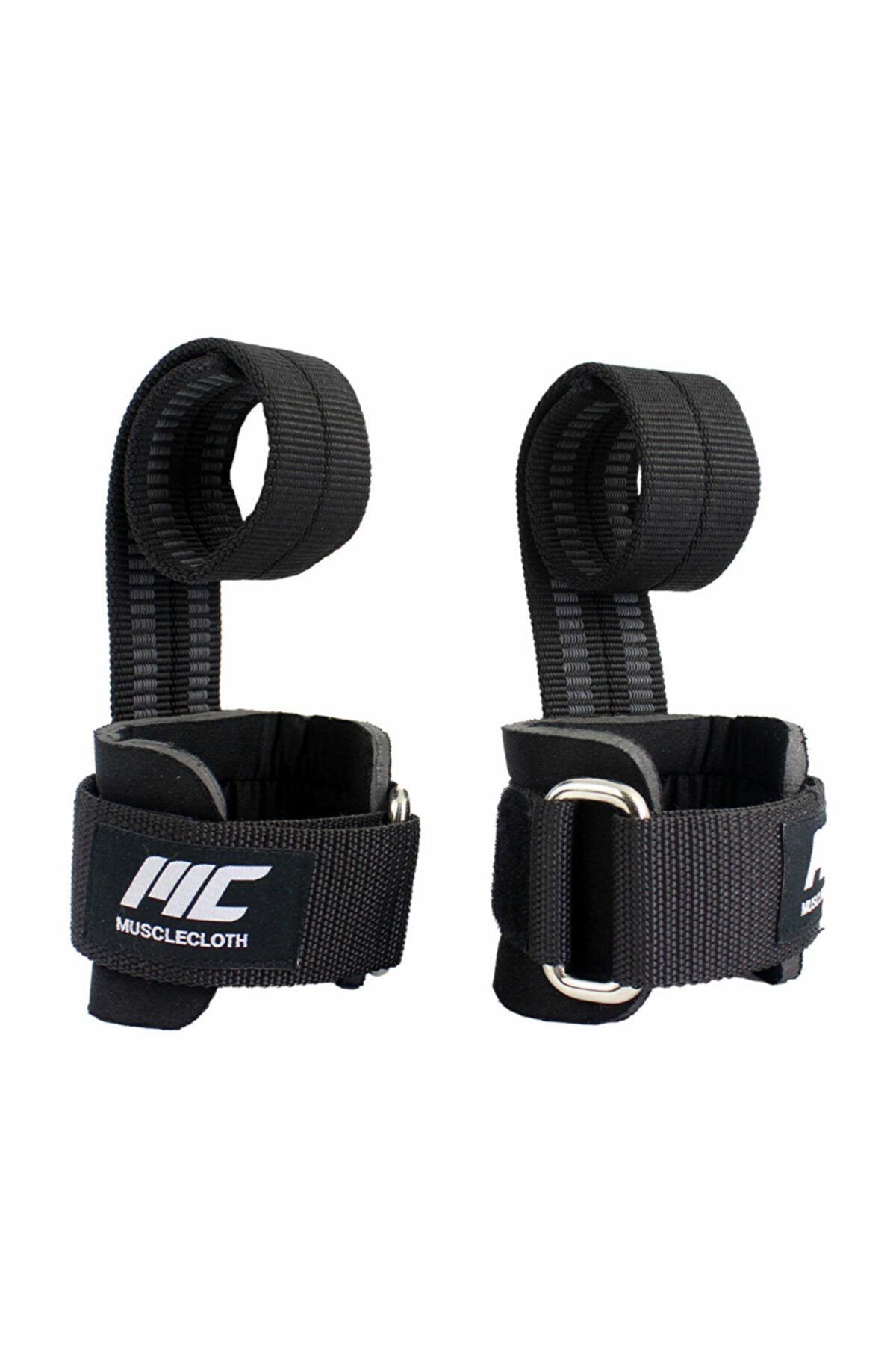 MUSCLECLOTH Big Grip Pro Lifting Straps Siyah
