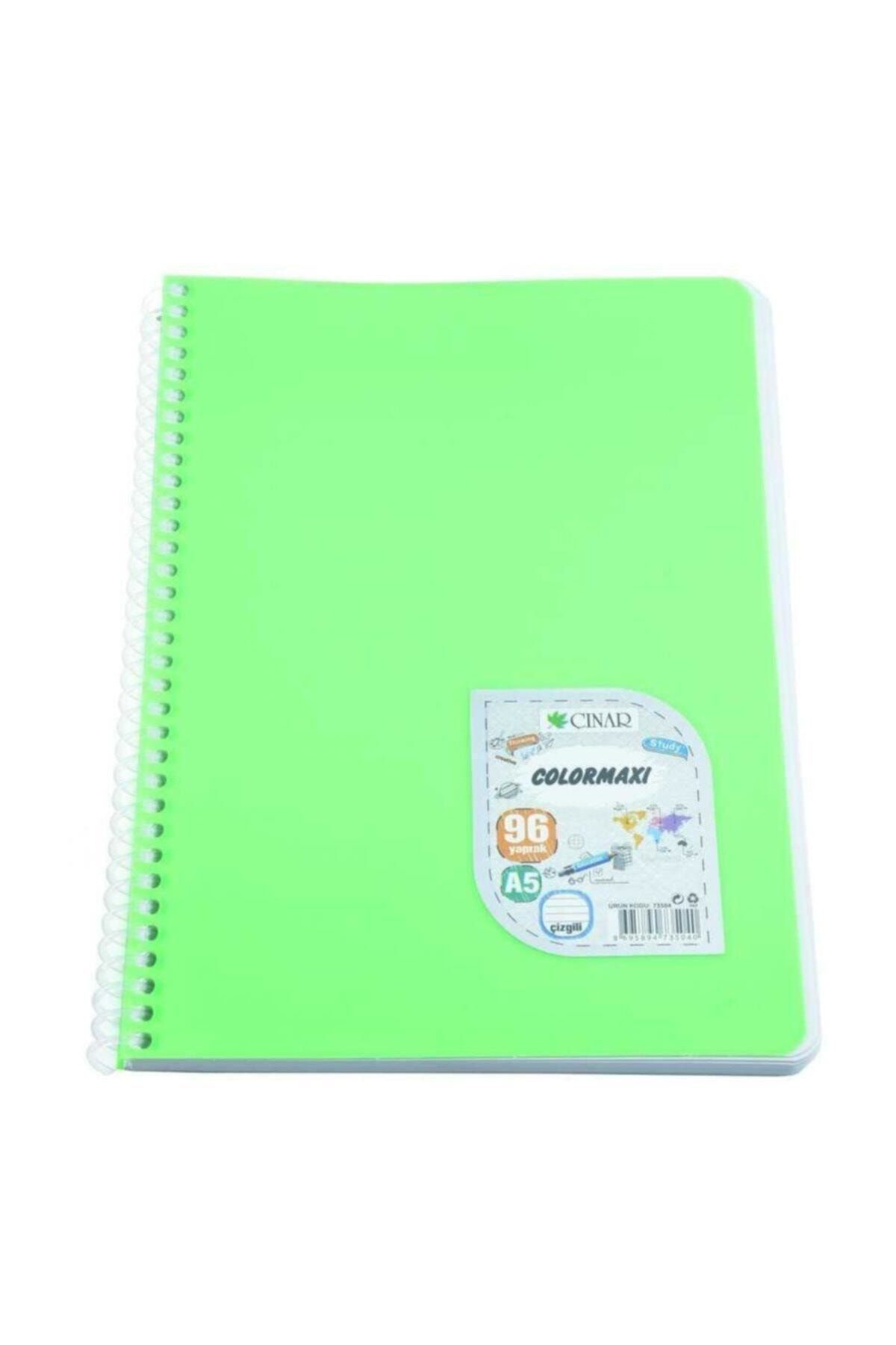 3 Çınar Spiralli A5 96 Yaprak Çizgili Defter