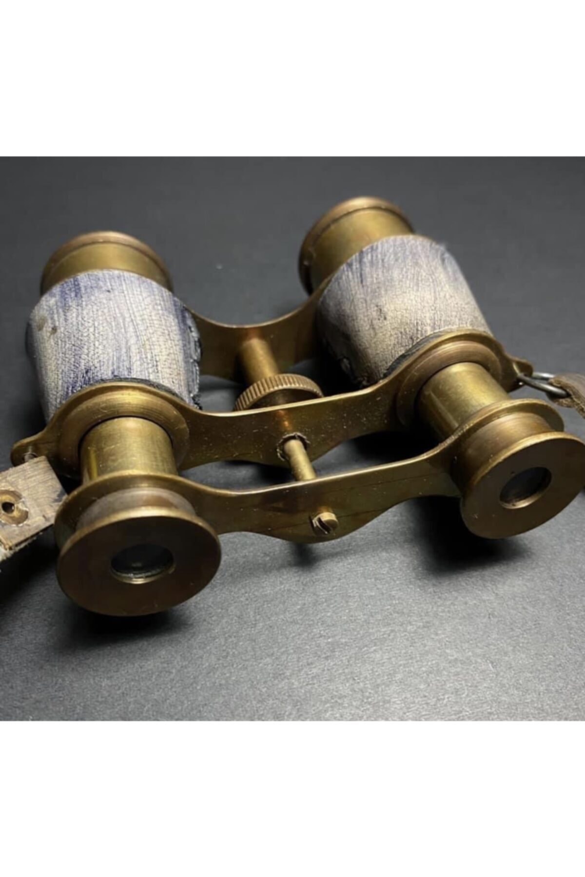 POLO BLUE Deri Kaplamalı Pirinç Opera Dürbünü