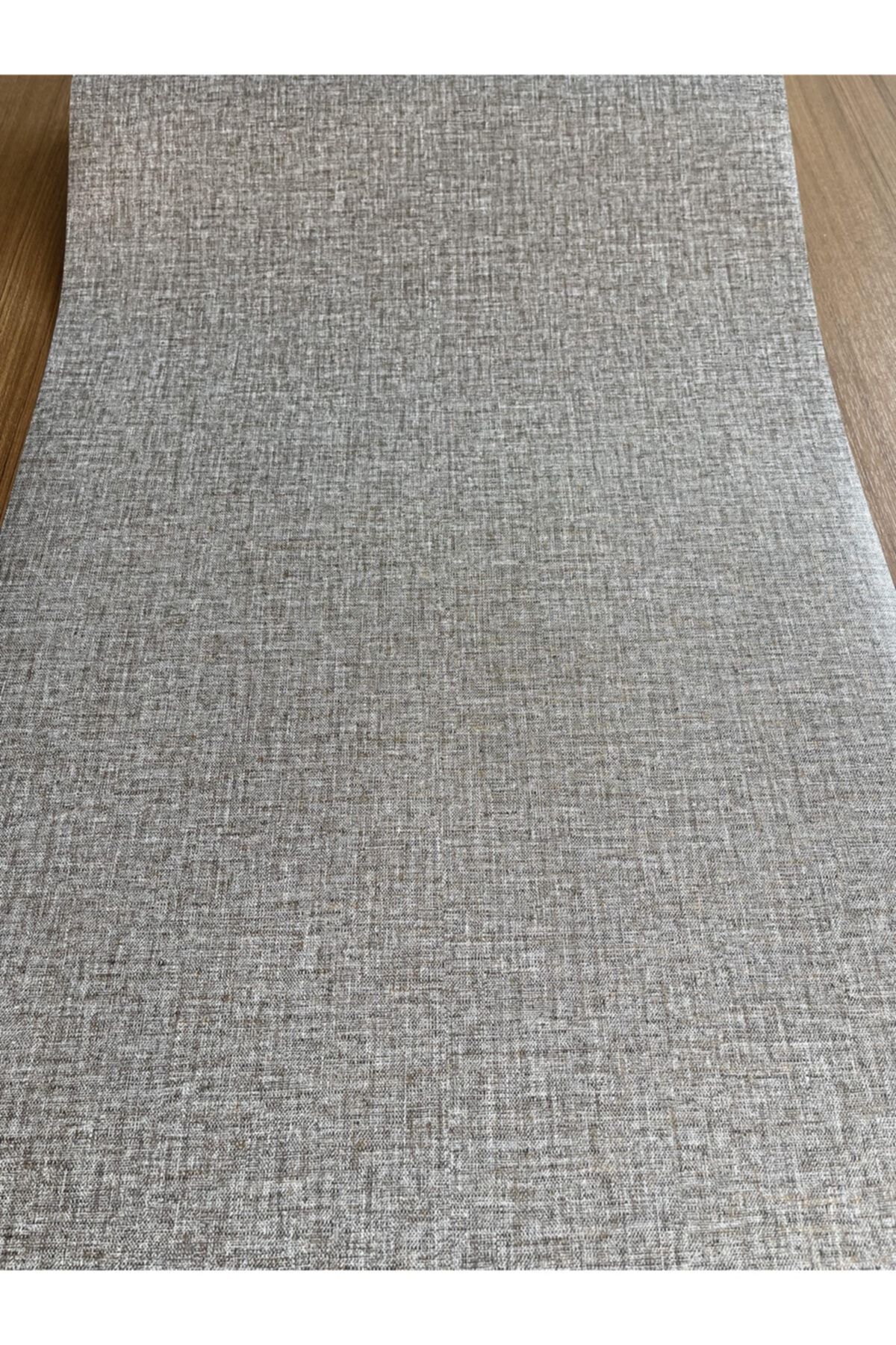 BAŞYAPI DİZAYN Kahverengi Keten Desen Duvar Kağıdı 2662 (5M²)