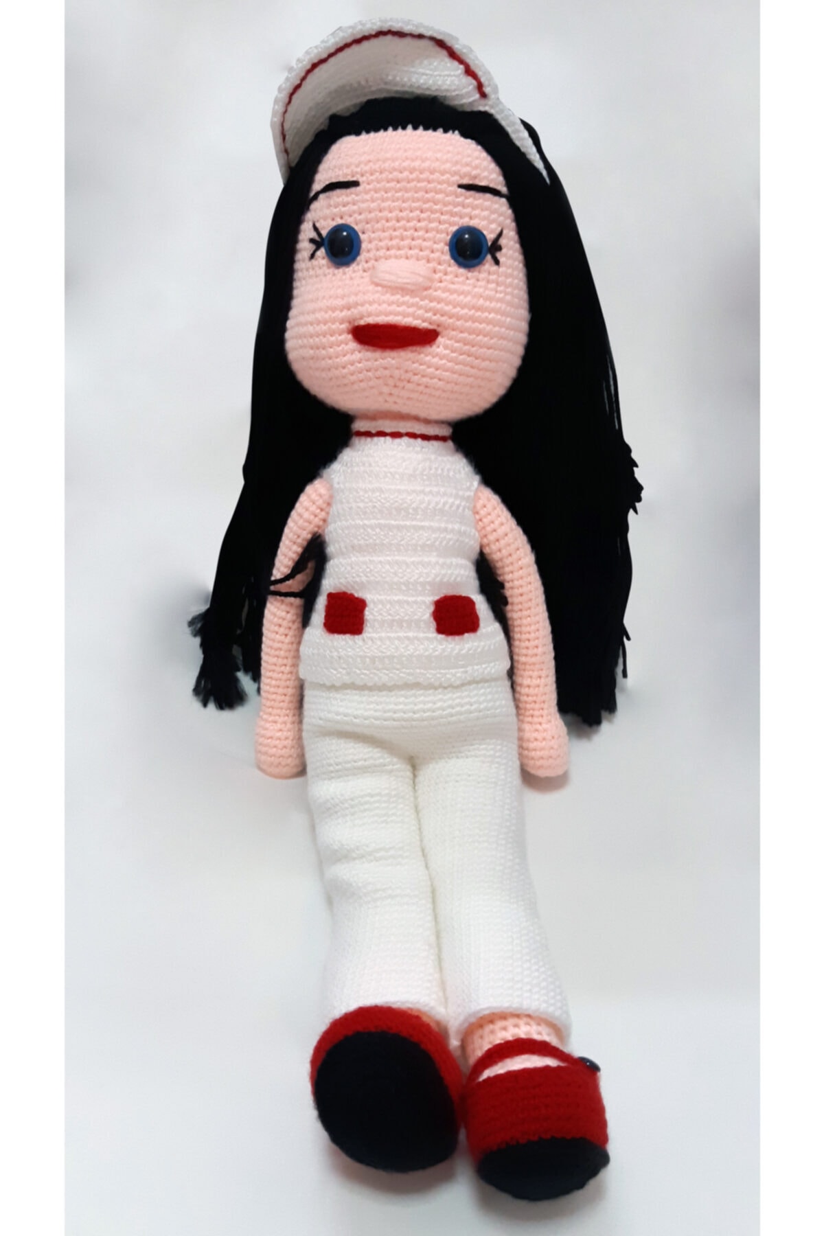 Lion Medikal ve Hazır Giyim Amigurumi Hemşire Bebek Büyük Boy