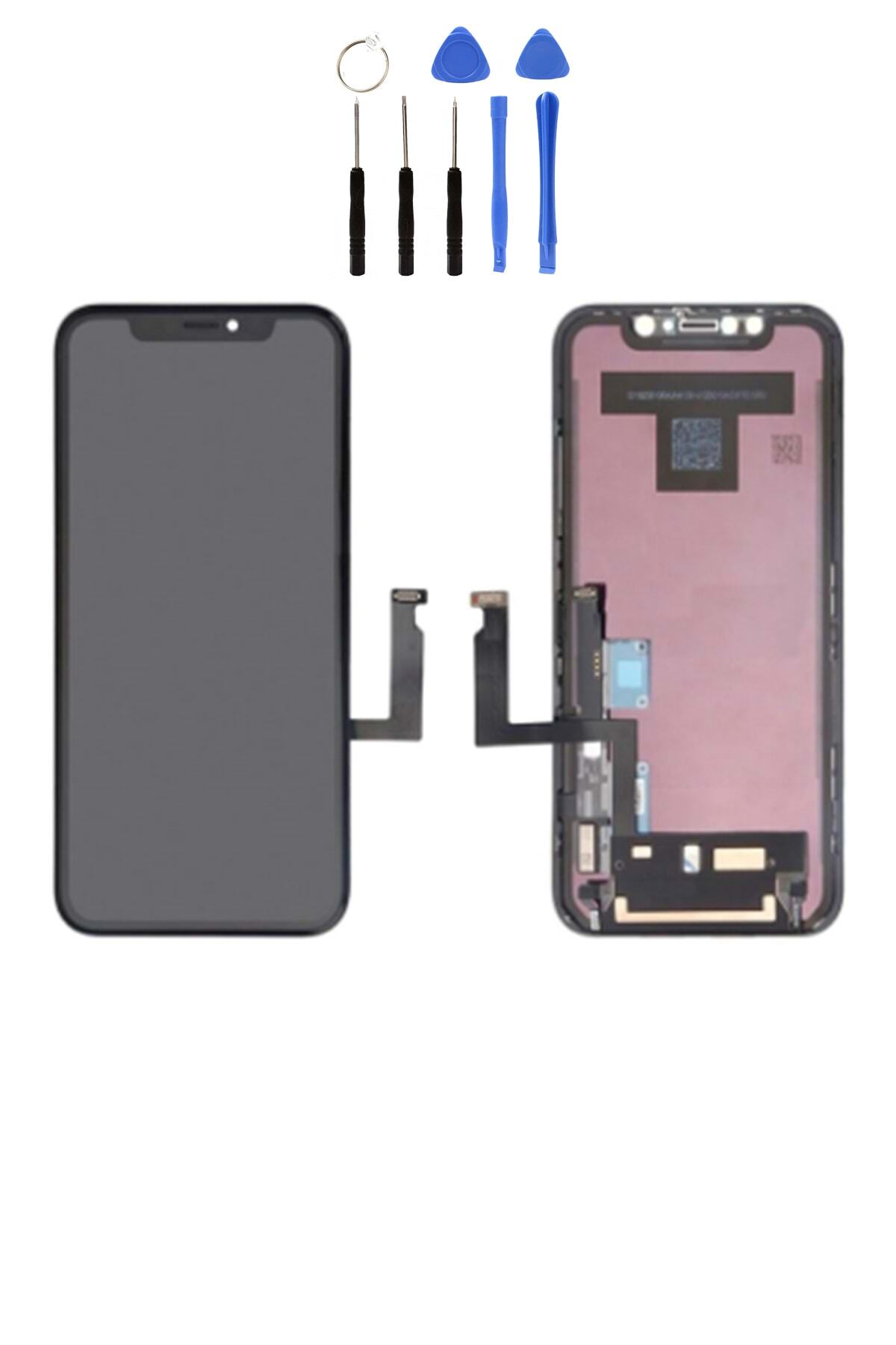 Tk Tech İPHONE XR  LCD EKRAN DOKUNMATİK SİYAH TAMİR SETİ YANINDA!!