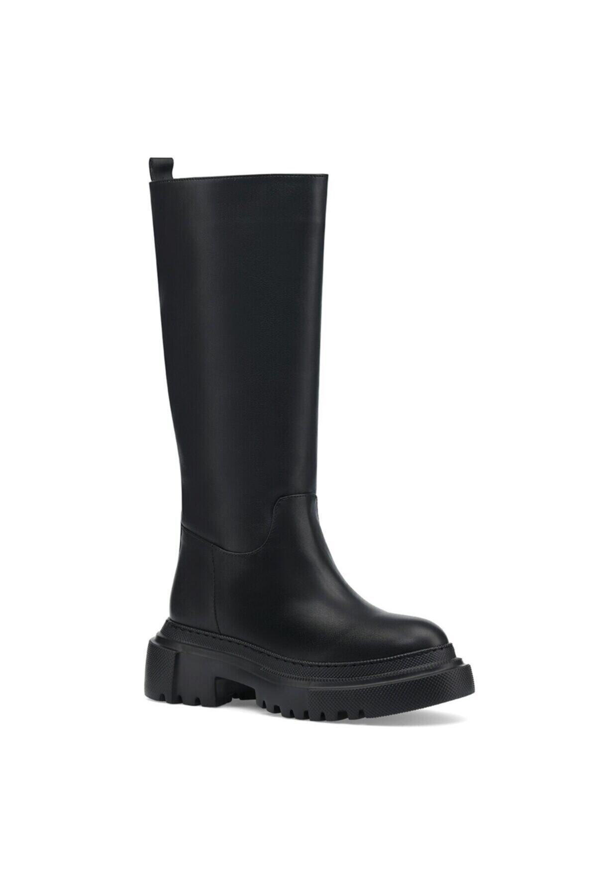 Nine West Izzy 1pr Siyah Kadın Düz Çizme