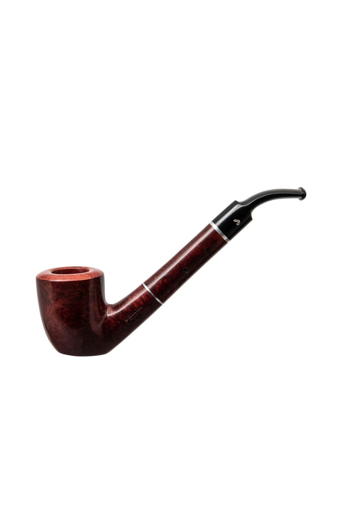 Şahin Iki Filtreli 142 9mm. Filtreli Ebonit Saplı Pipo