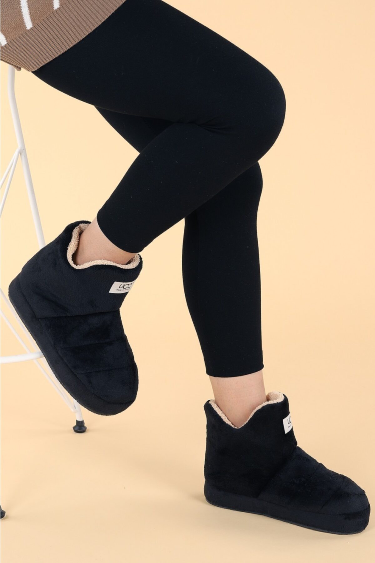 YİĞİT MODA Yıkanabilir Kadın Ev Botu Ev Terliği