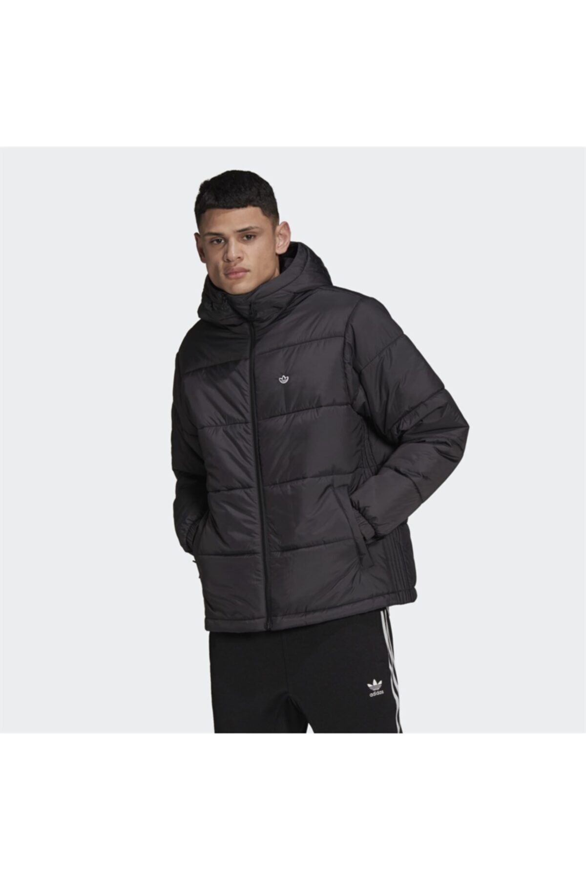 adidas Padded Hooded Puffer Erkek Mont