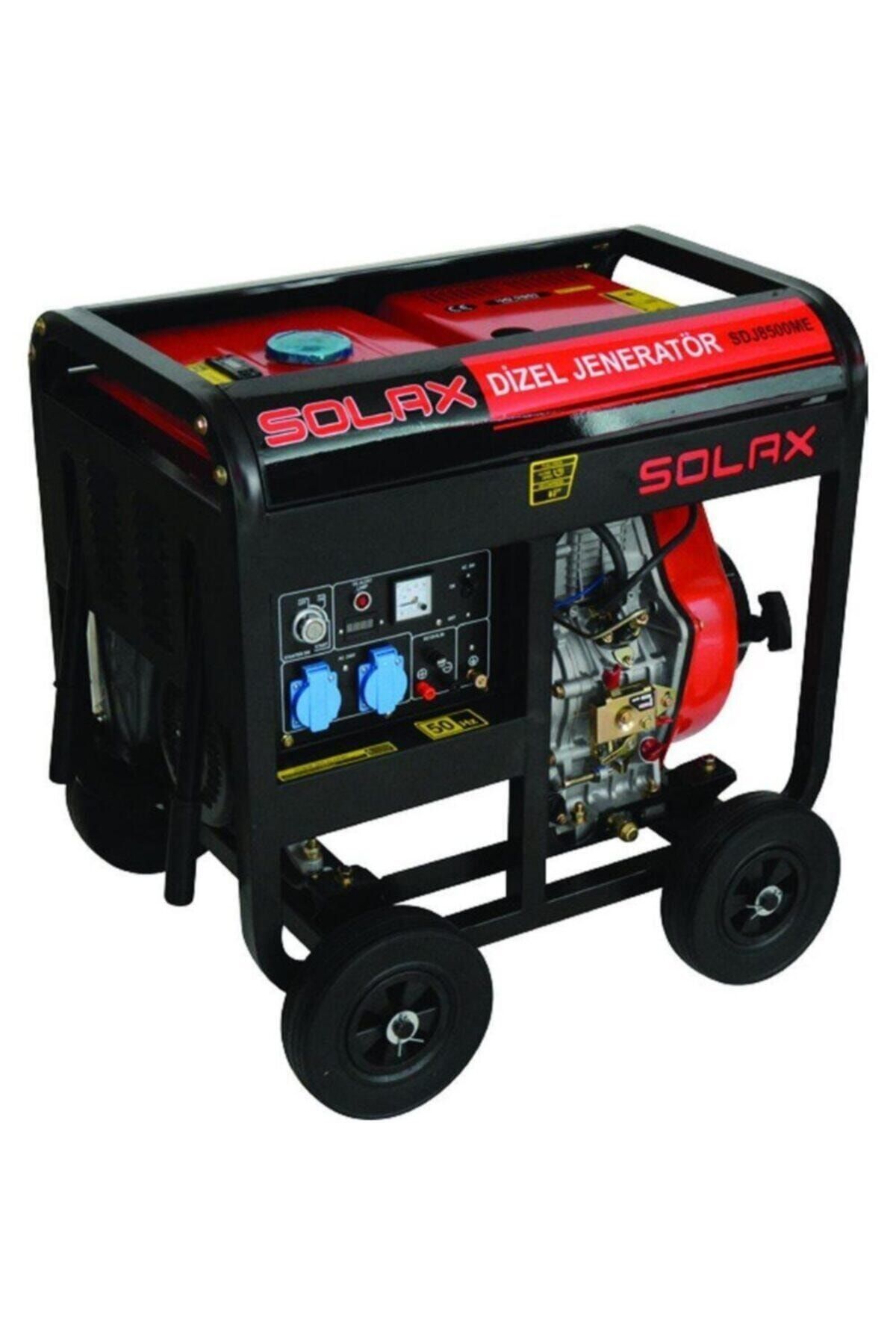 Solax Sdj8500me 7.5 Kw, Monofaze El Arabalı Tipi Ipli-marşlı Dizel Jenaratör