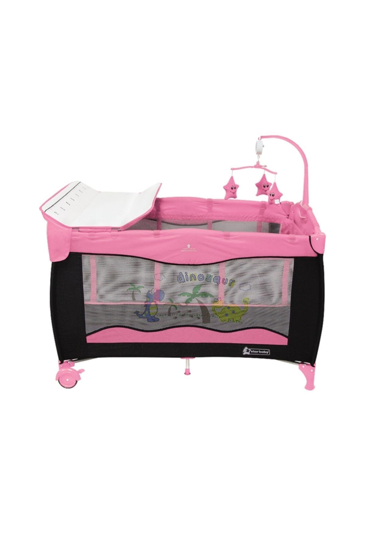 Star Baby Huge 76x120 Oyun Parkı Pembe