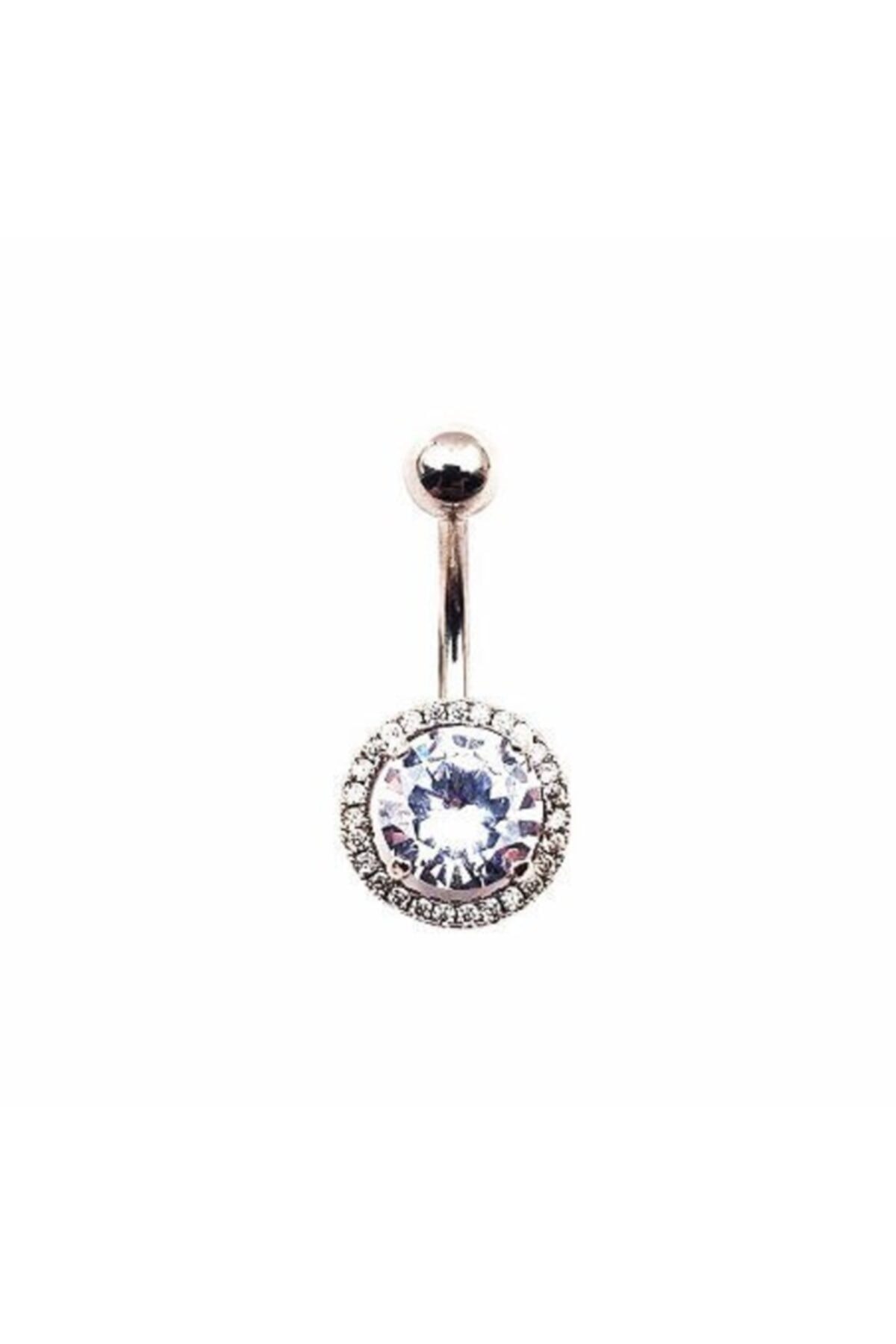 Welch Çelik Taşlı Göbek Piercing Piercing347whıte