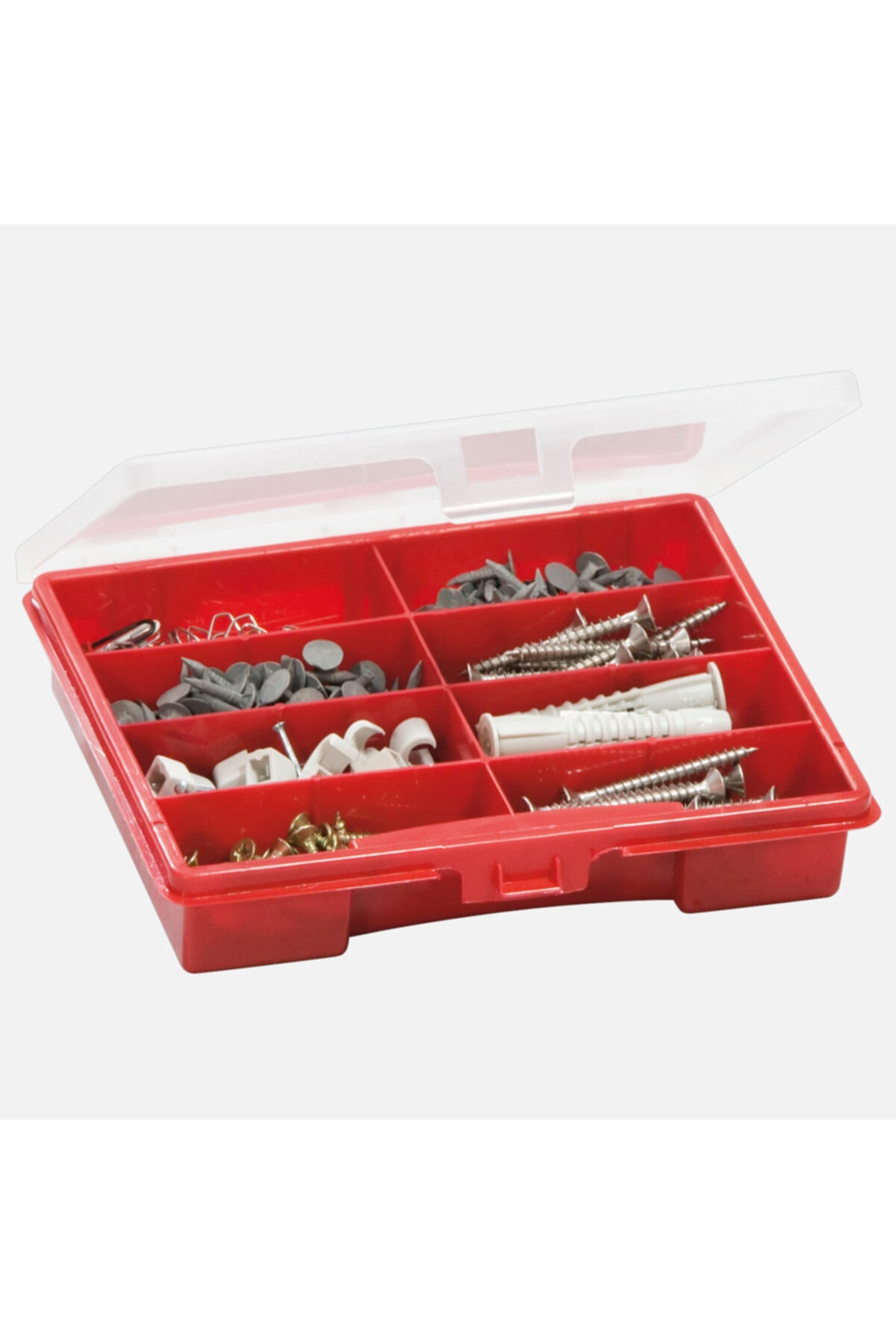 WİSENT Organizer 1, 8 Bölümeneli, Kırmızı