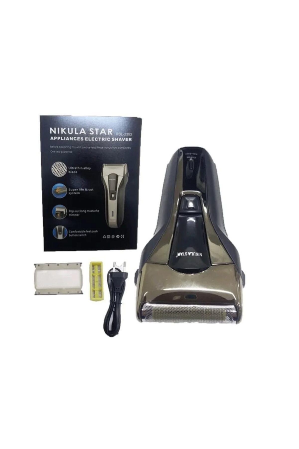 Endiket Rdl-2303 Profesyonel Tıraş Makinesi Sakal - Tüy Kesim Ultra Ince Bıçaklı Traş Makinesi Epilasyon