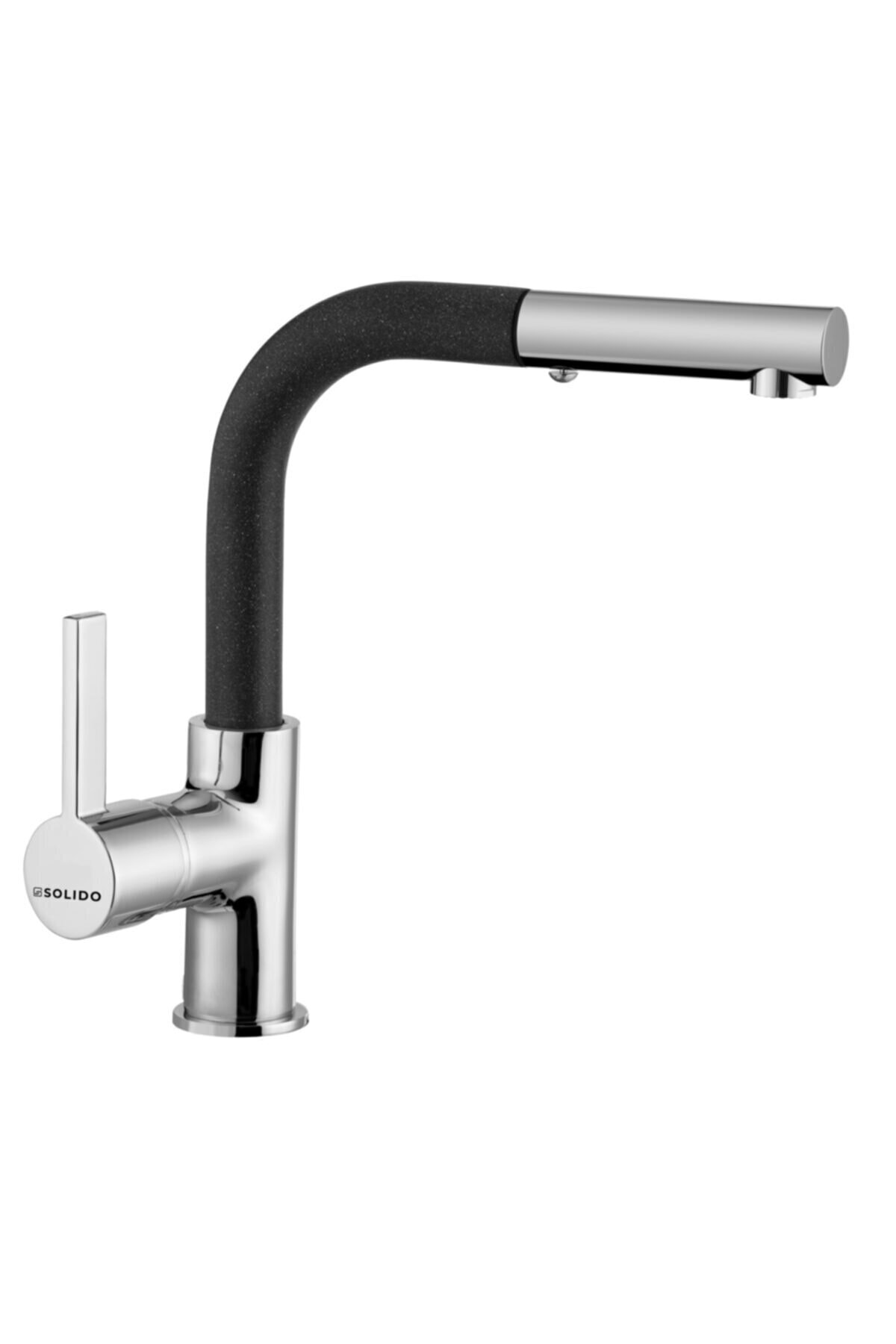 Solido Impero Beta-57 Pull Out Eviye Bataryası (METALLIC BLACK)