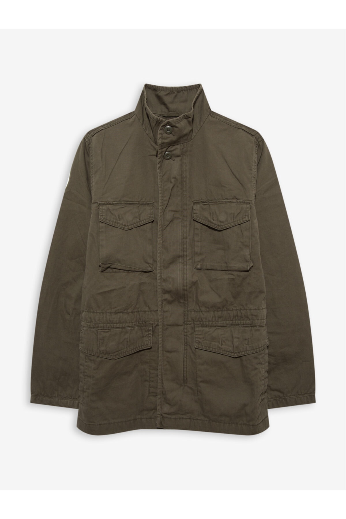 GAP Erkek Yeşil Dik Yaka Düğmeli Ceket