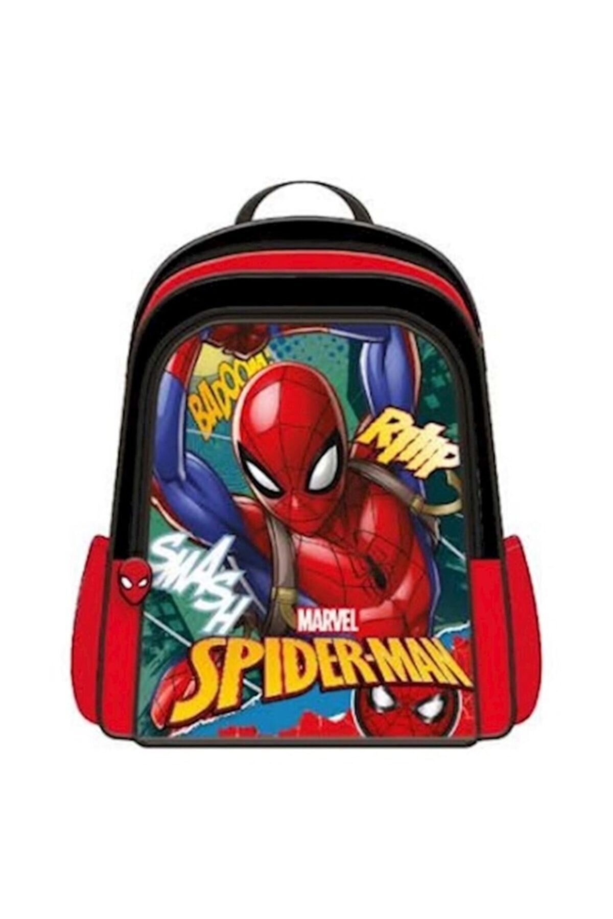 SPIDERMAN Lisanslı Spiderman Çift Gözlü Okul Çantası