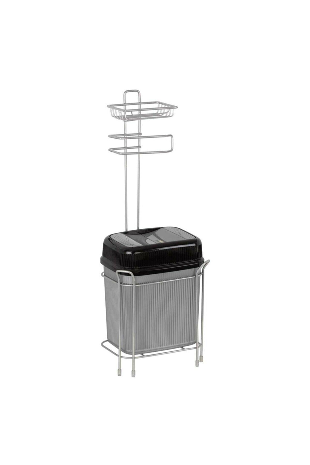 NEWSTORE Wc Kağıtlık Yedekli Ve Çöp Kovalı
