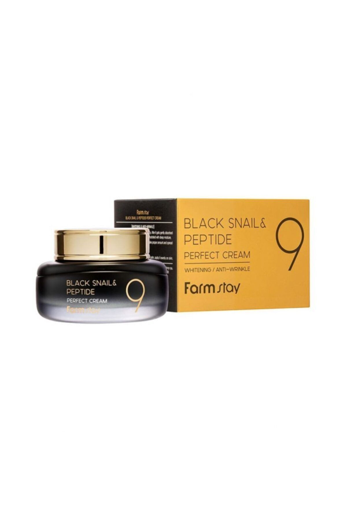 Farmstay Black Snail & Peptide9 Perfect Cream / Siyah Salyangozlu Ve Peptitli Krem 55 ml