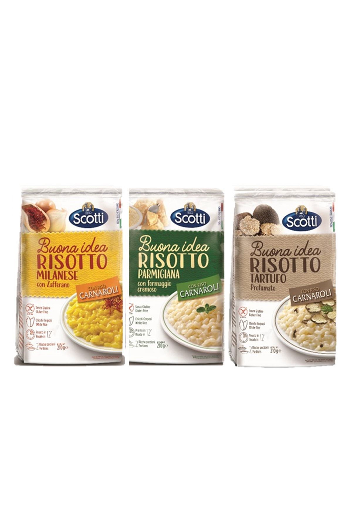 Scotti Risotto Paketi - Parmesanlı, Safranlı Ve Trüflü Risotto