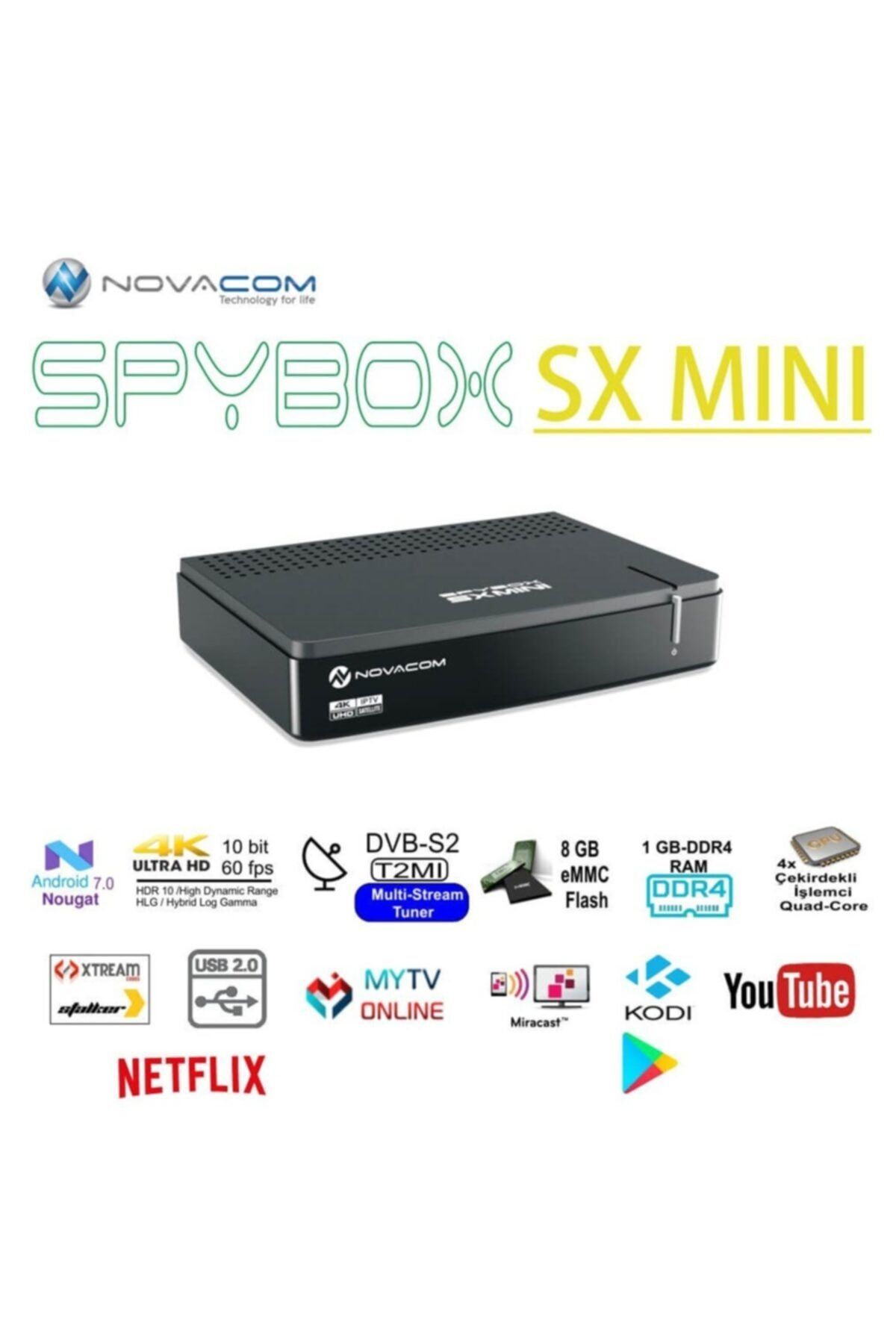 NOVACOM Spybox Sx Mini + 2.4ghz Anten