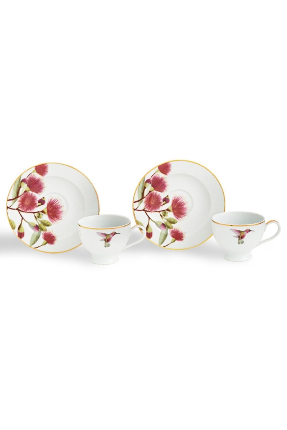 The Grade Studio Floral Collection 2'li Çay Fincanı