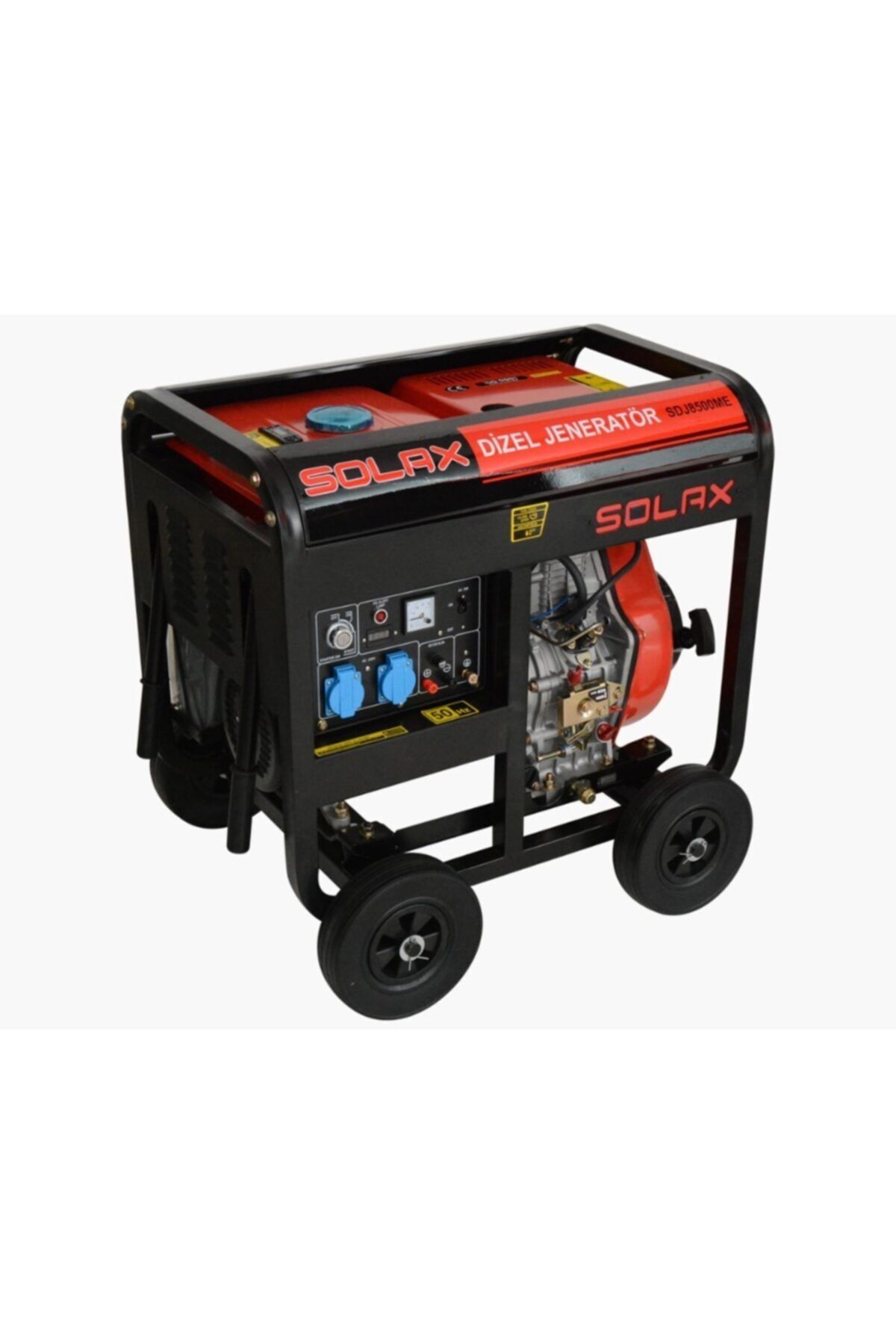 Solax Sdj8500me 5.5 Kw, Monofaze, El Arabası Tipi, Ipli-marşlı, Dizel Jeneratör