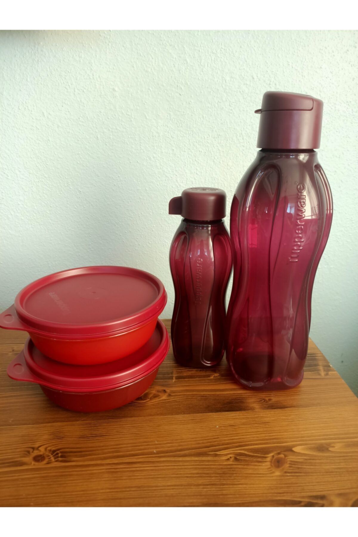 Tupperware Eko Şişe Ve Şeker Kaplar
