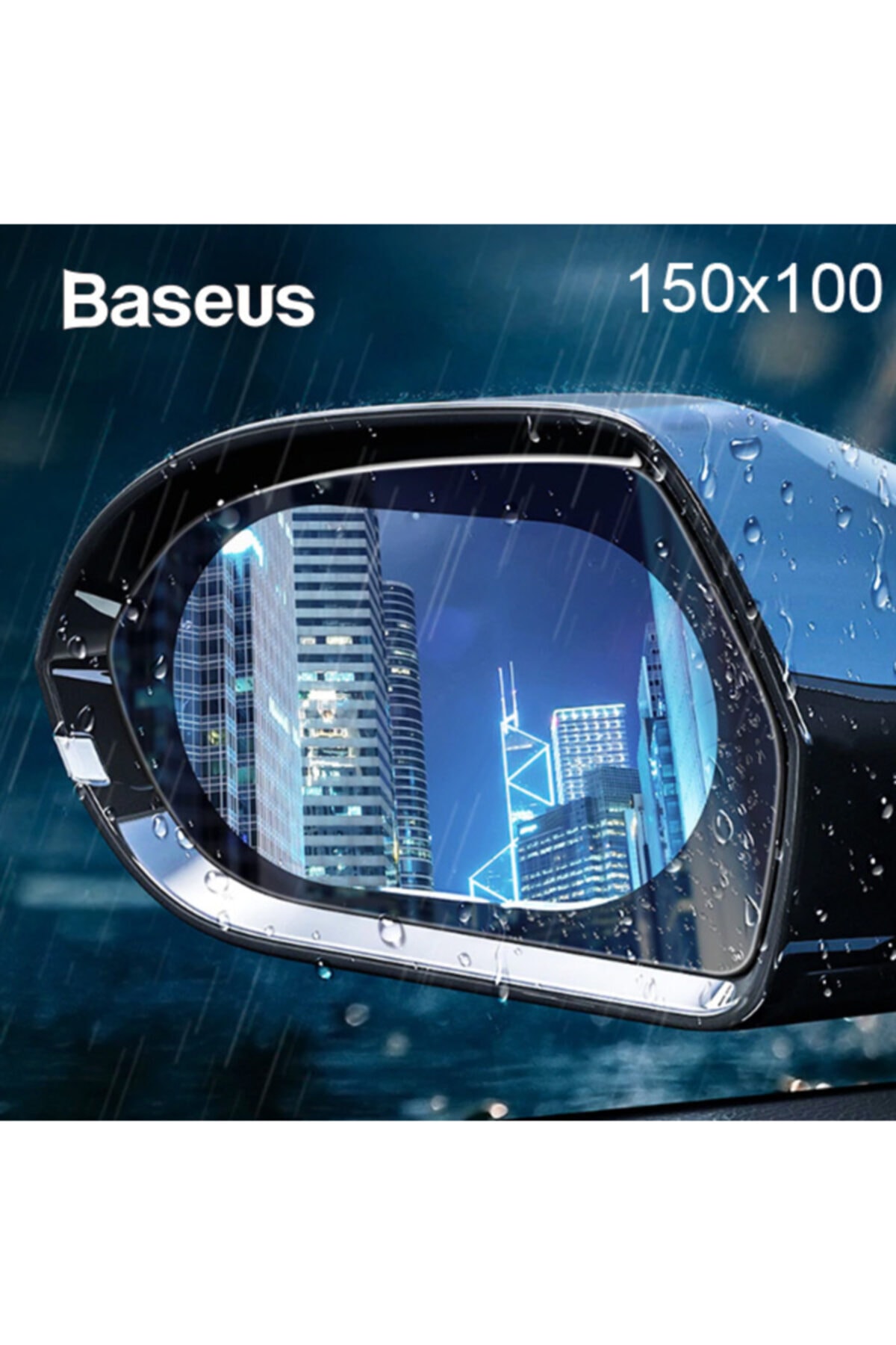 Ally Mobile 150x100 Anti Sis Yağmur Geçirmez Hidrofobik Dikiz Aynası Film 2 Adet