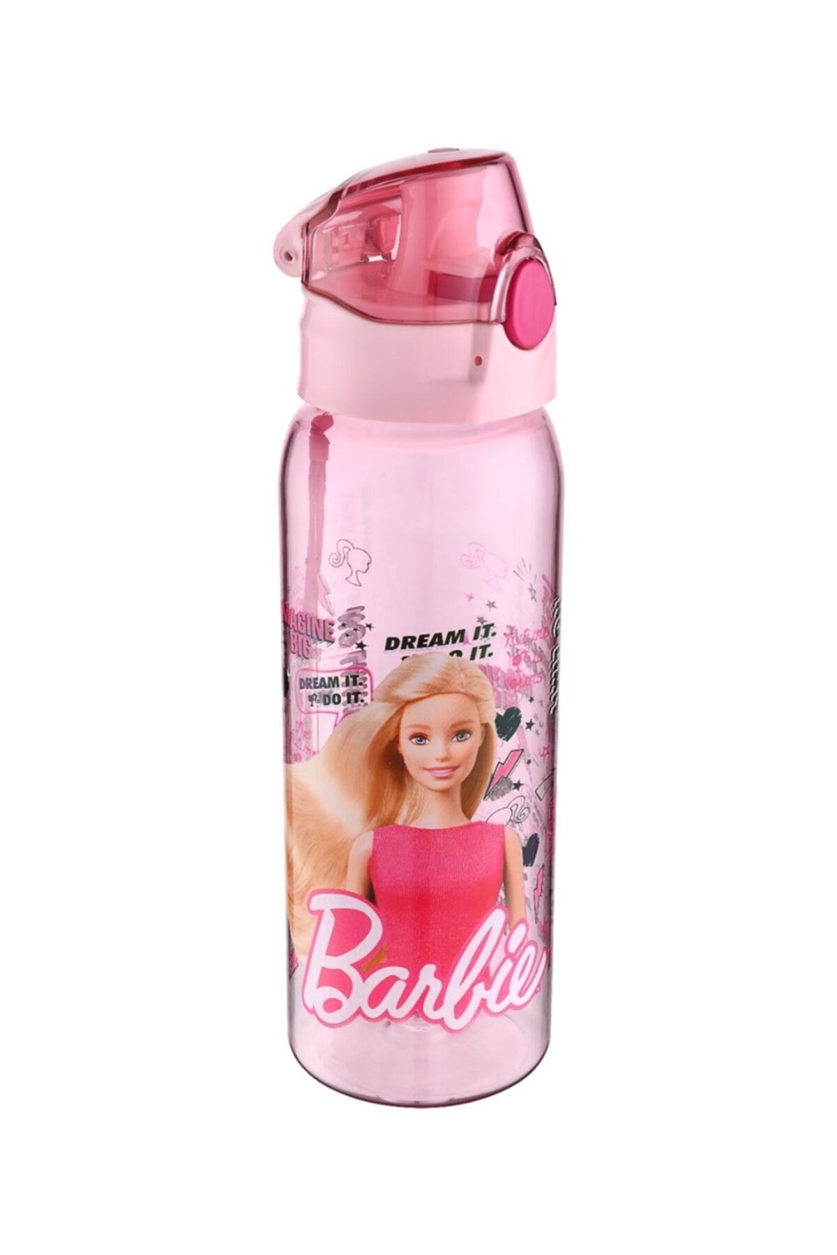 Cosiness Barbie Lisanslı Kilitli Kapak Matara - Suluk 650 Ml.