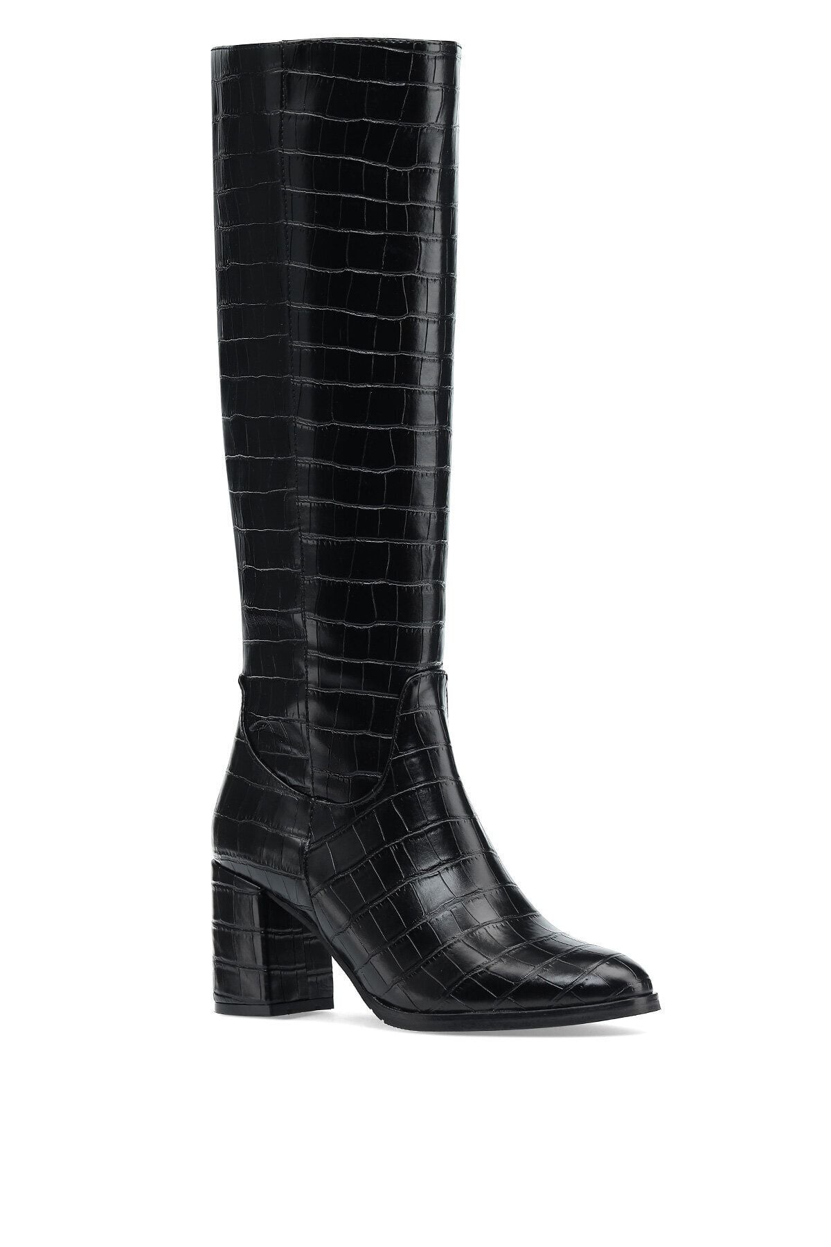 Nine West Massa 1pr Siyah Kadın Topuklu Çizme