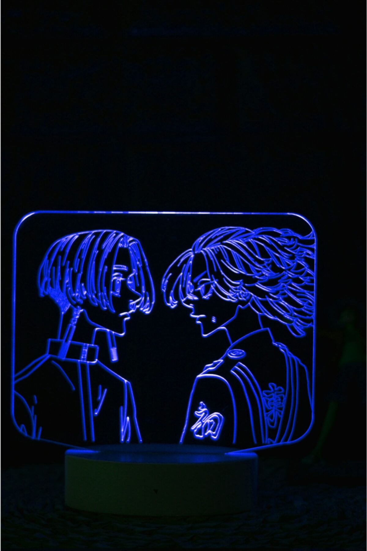 Yubi Design Izana Ve Mikey , Tokyo Revengers - 3 Boyutlu Dekoratif Gece Lambası 3d
