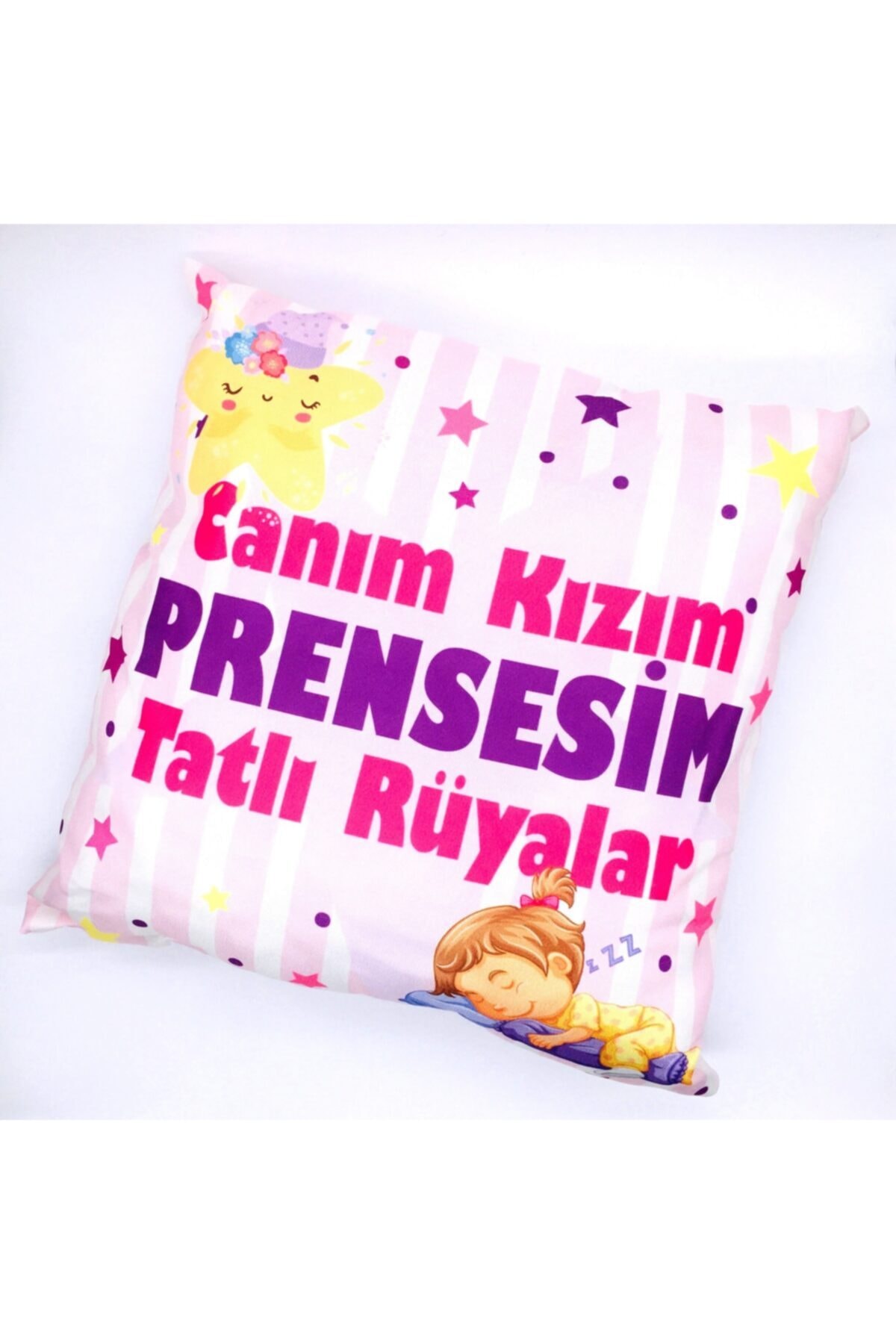 Dodo Baby Çocuk Bebek Yastık 100% Poli Poli Pembe