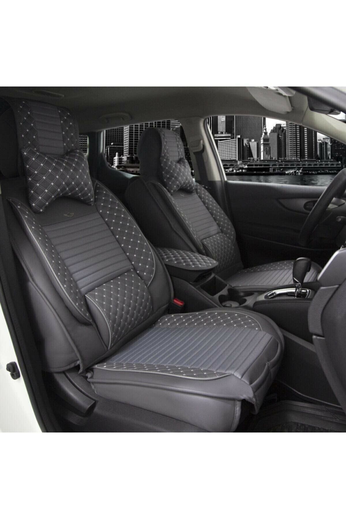 Stil Nissan Note Yeni Lüks Deri Oto Koltuk Kılıfı Ön/arka Set