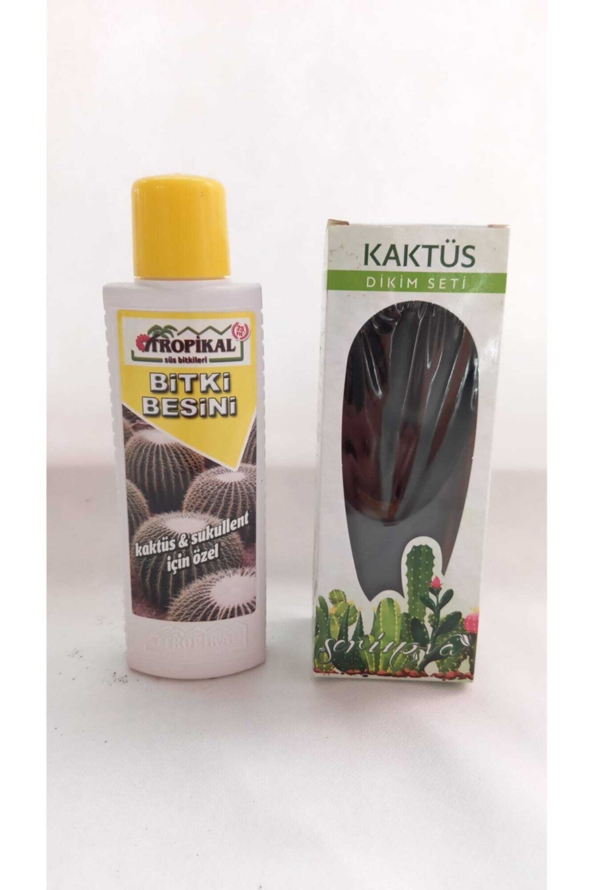 YEŞİLİMARKET Tropikal Kaktüs Besini 225ml Ve Dikim Seti