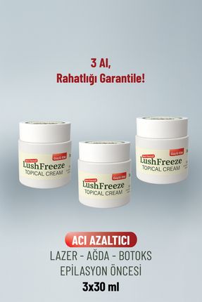 Lazer Epilasyon Ve Ağda Öncesi Topical Anestezi Topikal Krem -3lü Set Image 0