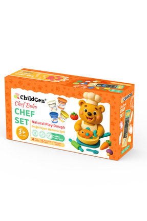 Doğal Oyun Hamuru Sevimli Patiler - Chef Set Image 0