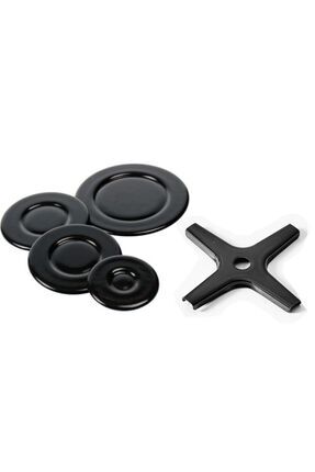 5'li Ocak Fırın Bek Kapak Takımı Ankastre Set Üstü Emaye Takım (PROFİLO-BOSCH-SİEMENS UYUMSUZ) Image 0