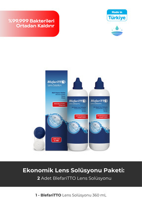 Blefaritto Lens Solüsyonu 360 ml Ikili Paket Son Kullanım Tarihi: 09.2026 Image 0