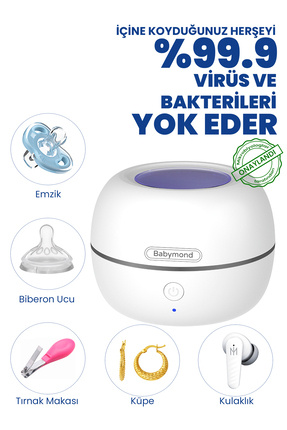 Yüksek Işınlı Ultraviyole Şarj Edilebilir Sterilizasyon Cihazı - Mikrobiyoloji Onaylı Image 0