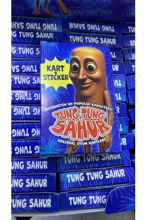 BİLİŞİM BURADA TUNG TUNG SAHUR 1 MİNİ KUTU 6 KART 2 STİCKER Image 0
