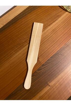 Doğal Kayın Ağacından Üretilmiş Ahşap Spatula 24 cm Image 0